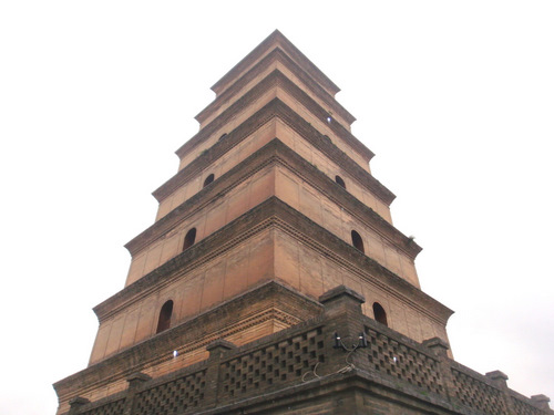 Different Buddhist Temple Tower Views.